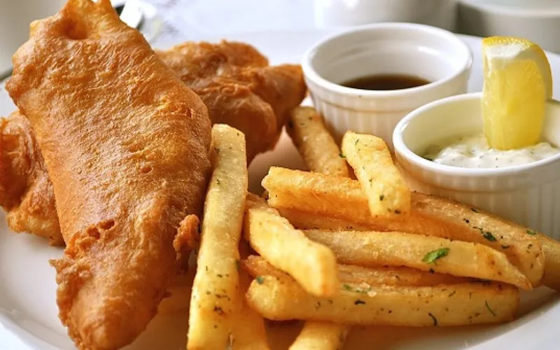 Fish&Chip là món ăn truyền thống của Anh